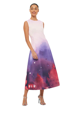 Leo Lin Cleo Sleeveless Midi Dress - Fairground Print