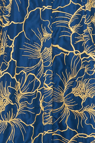 Leo Lin Ezra Midi Dress - Marine Blue
