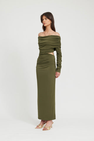 Tojhà Malichi Dress - Khaki