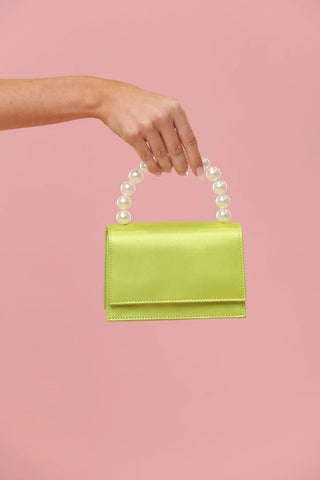 Morgan & Taylor Melanie Top Handle Bag - Lime