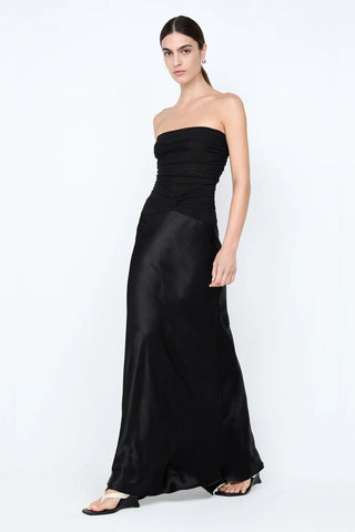 Bec & Bridge Millah Strapless Dress - Black