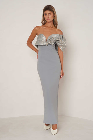Elle Zeitoune Naomi Dress - Slate Blue