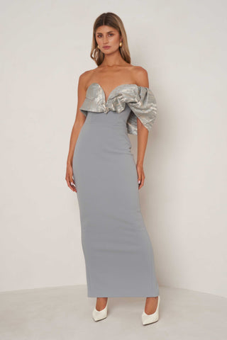 Elle Zeitoune Naomi Dress - Slate Blue