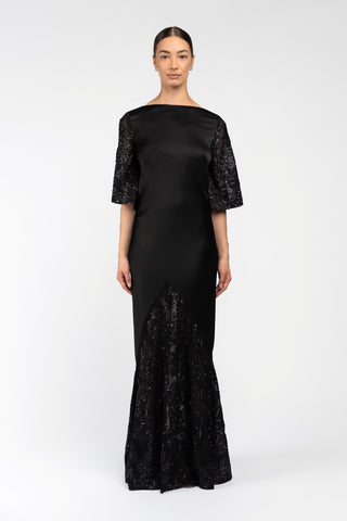 One Fell Swoop Moni Gown - Noir Éclat