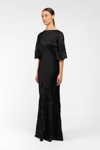 One Fell Swoop Moni Gown - Noir Éclat
