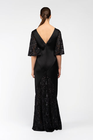 One Fell Swoop Moni Gown - Noir Éclat