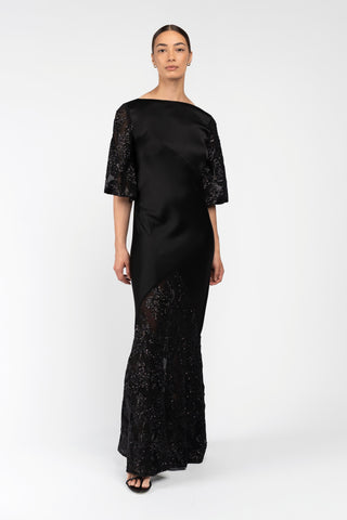 One Fell Swoop Moni Gown - Noir Éclat