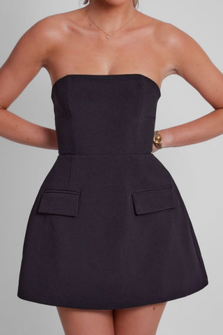 Odd Muse The Ultimate Muse Strapless Dress - Black