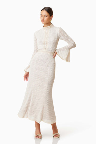 Elliatt Bella Midi Dress - Ivory