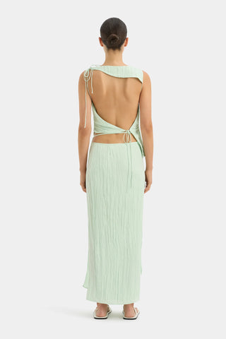 Sir the Label Ligera Wrap Midi Skirt Tie Midi Skirt - Mint