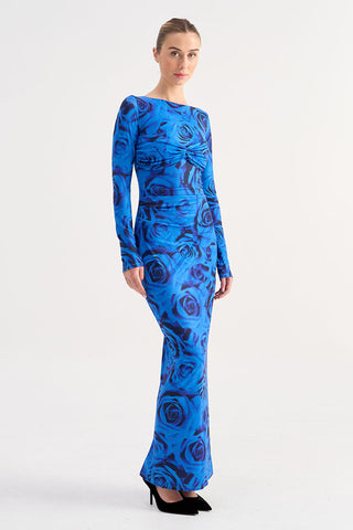 Suboo Verona Long Sleeve Maxi - Blue Rose