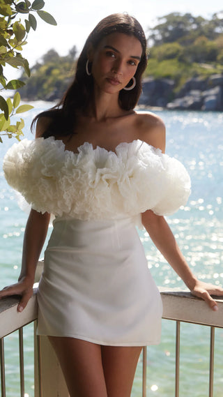 Sonya Sorrento Mini Dress - White