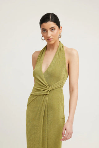 Tojhà Tamsin Dress - Green Tea