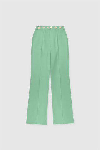The Wolf Gang Irida Bootcut Pants - Sage