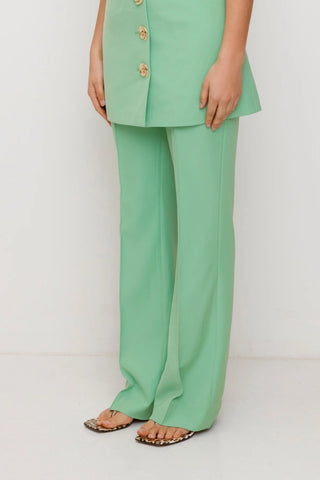 The Wolf Gang Irida Bootcut Pants - Sage