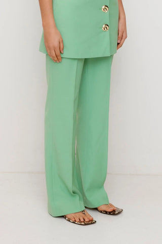 The Wolf Gang Irida Bootcut Pants - Sage