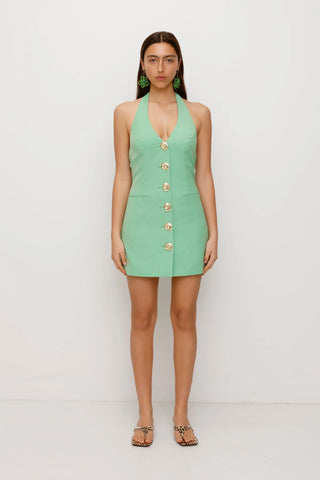 The Wolf Gang Irida Vest Dress - Sage