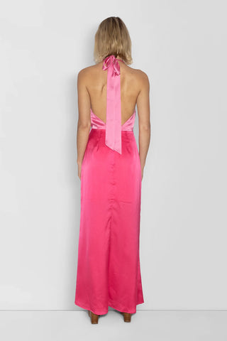 The Wolf Gang Oahu Slip Dress - Hot Pink