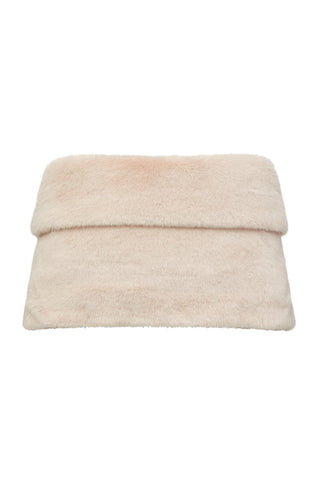 Unreal Fur Champagne Wrap - Nude