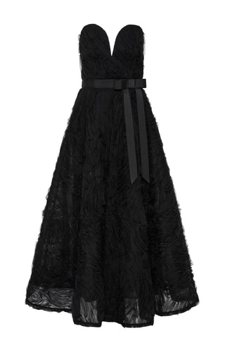 Rebecca Vallance Willow Midi Dress - Black