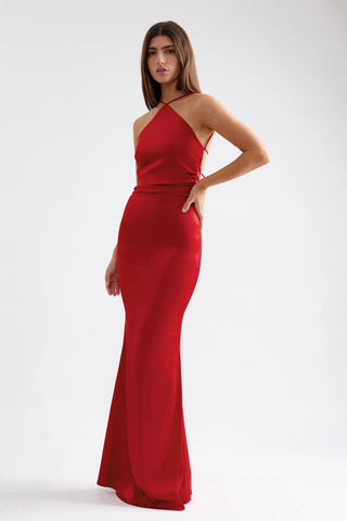 Lexi Claudette Dress - Scarlet