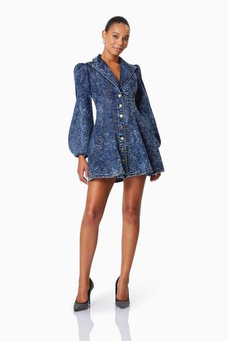 Elliatt Camila Day Dress - Blue