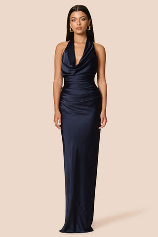Nookie Penelope Drape Gown - Twilight
