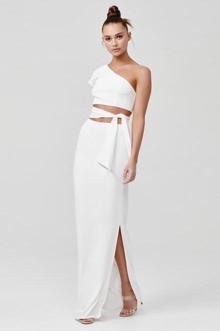 Lexi Arianna Dress - White – Dress Hire AU