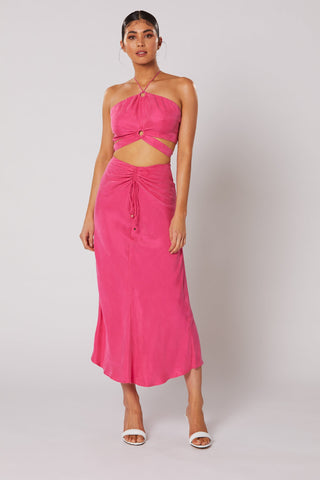 Winona Cerise Top - Hot Pink
