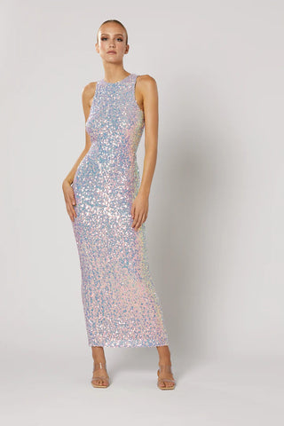 Winona Alani Zip Back Dress - Purple Multi