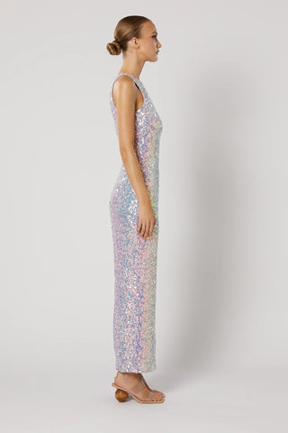 Winona Alani Zip Back Dress - Purple Multi