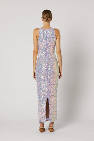 Winona Alani Zip Back Dress - Purple Multi