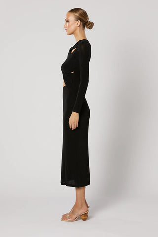 Winona Ithaca Cut Out Dress - Black