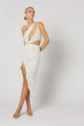 Winona Quest Cutout Dress - White