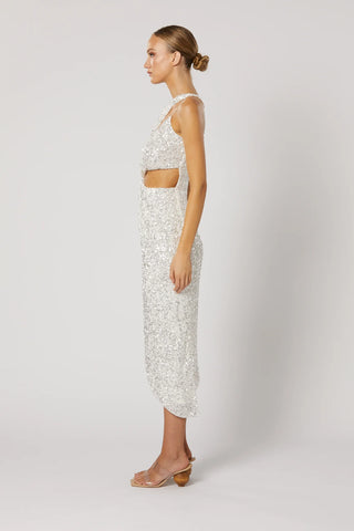 Winona Quest Cutout Dress - White