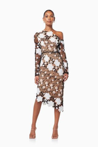 Elliatt Patios Dress - Black/White