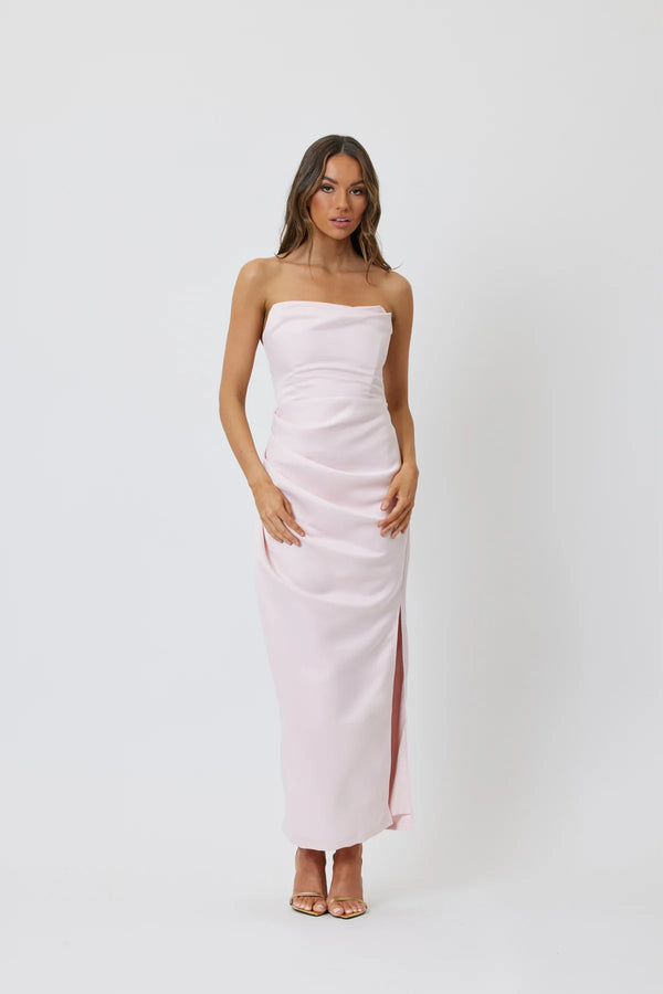 bec and bridge evelyn midi dress Bianca & Bridgett Evelyn Dress - Blush