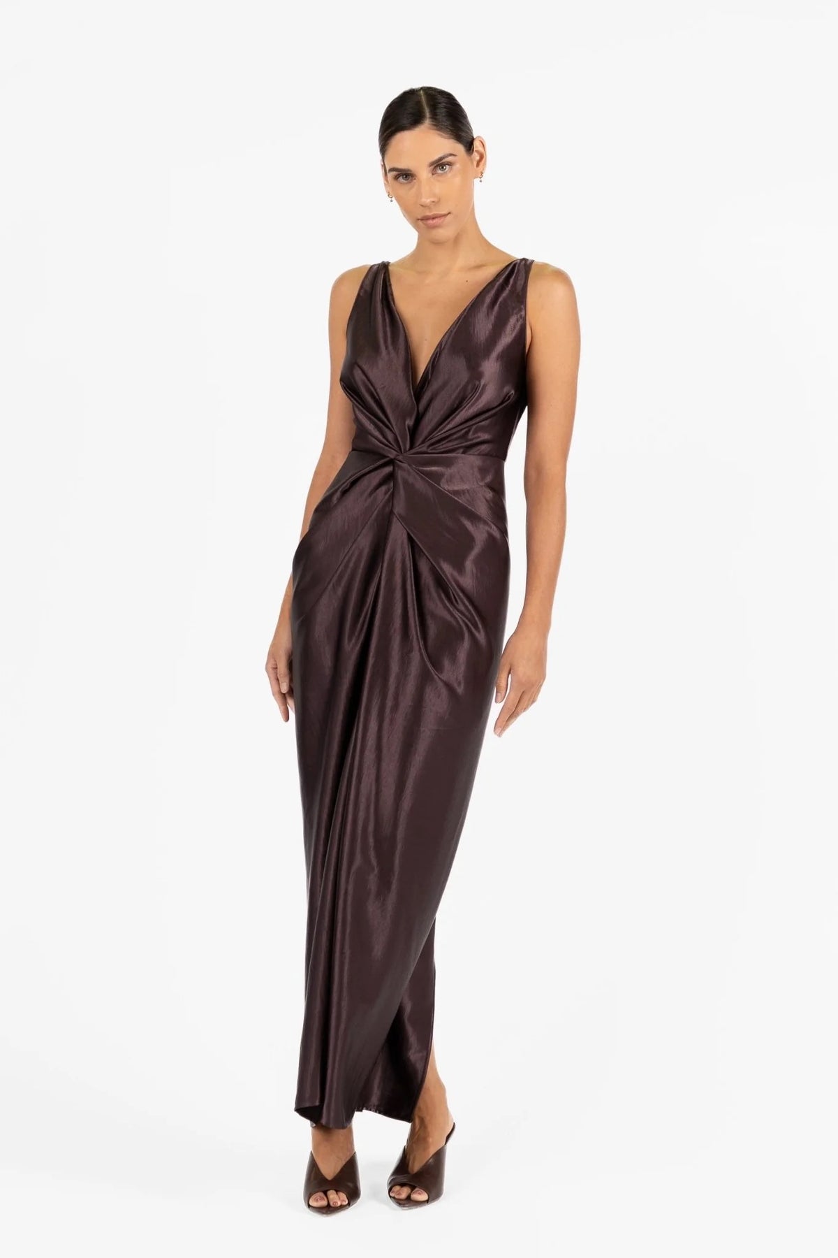 One Fell Swoop Galia Dress - Aubergine