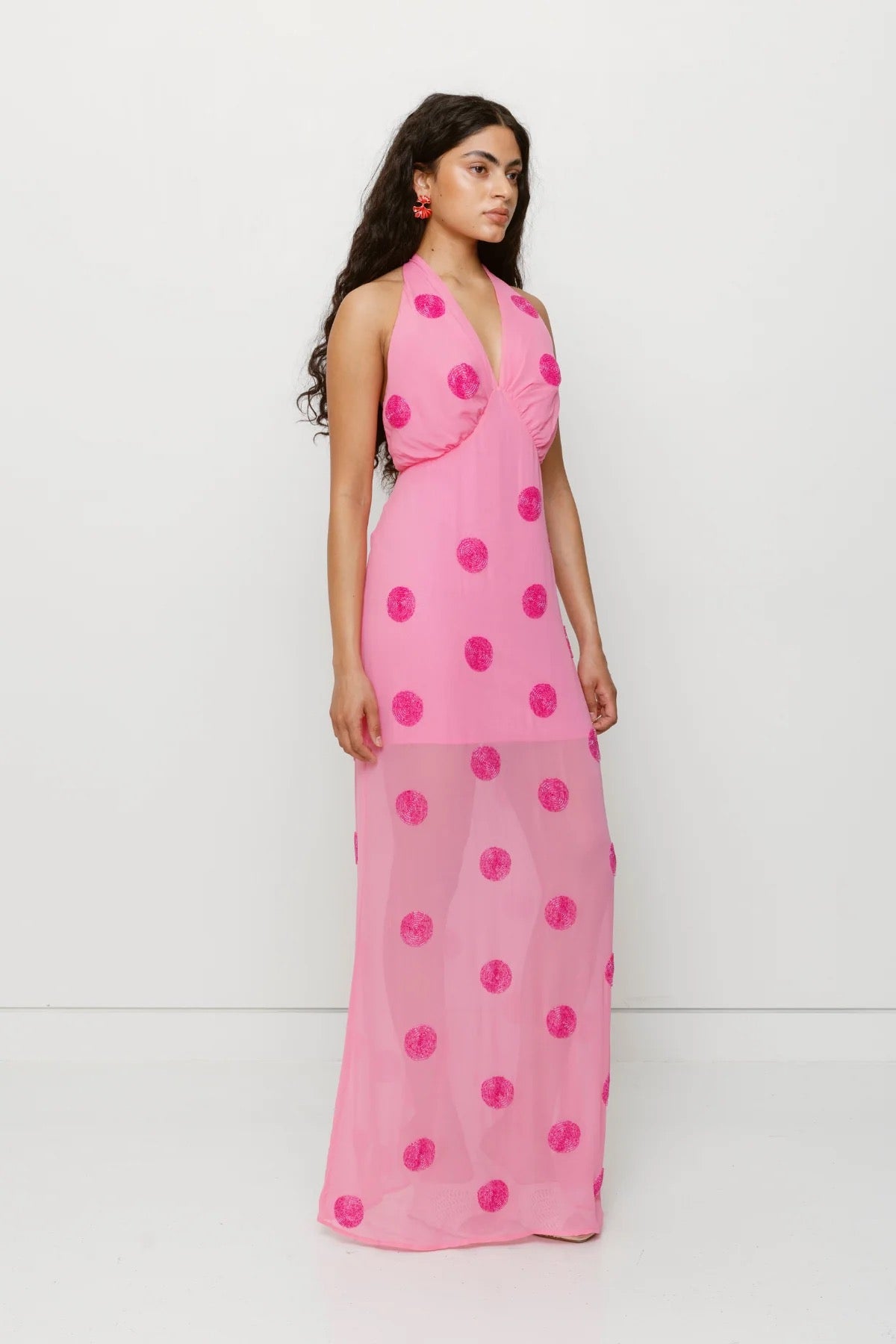 The Wolf Gang Sanja Slip Dress - Candy