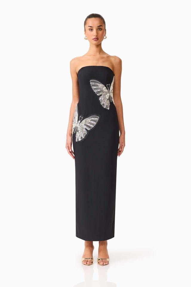 Elliatt Mira Strapless Gown - Black