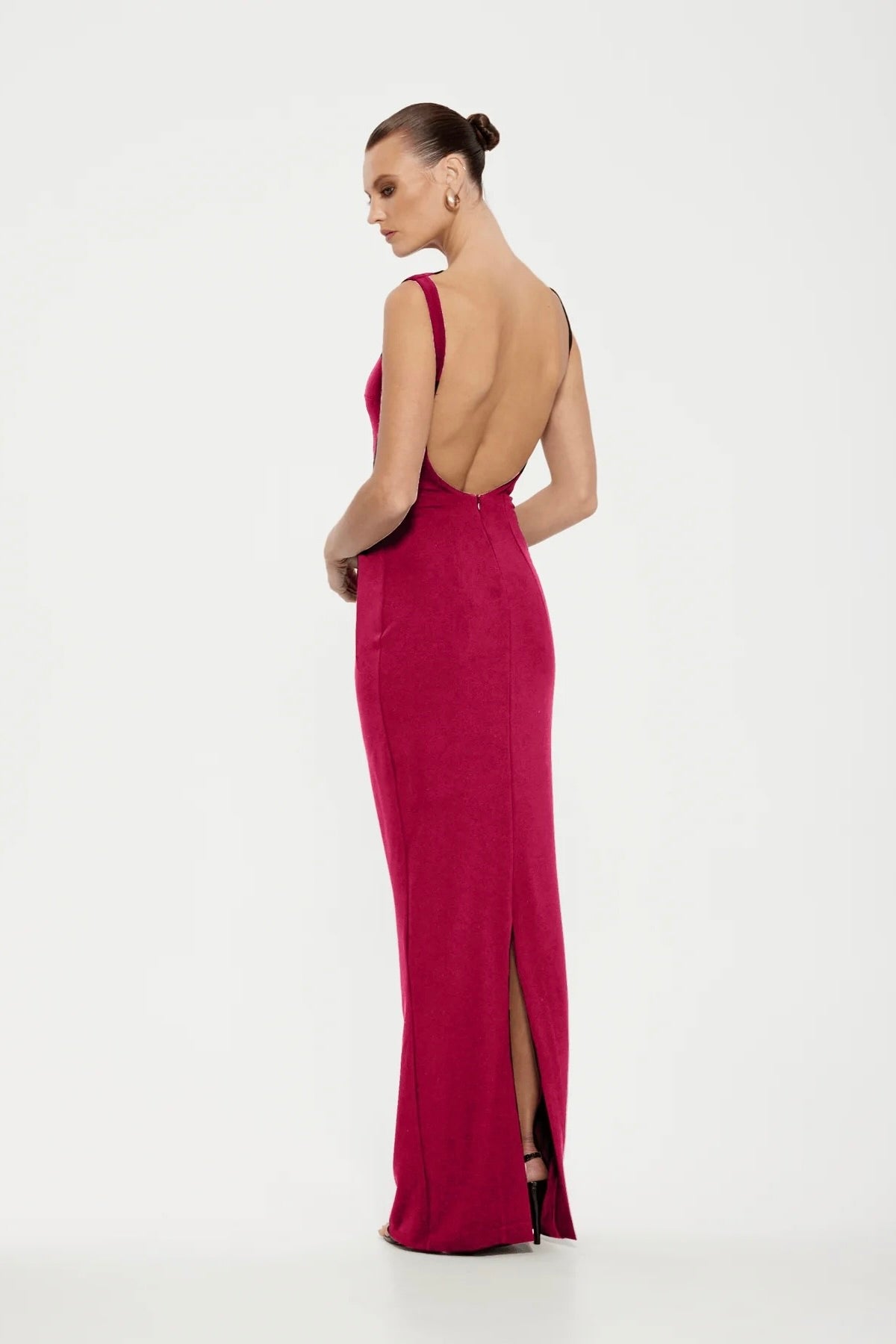 Effie Kats Verona Gown - Raspberry