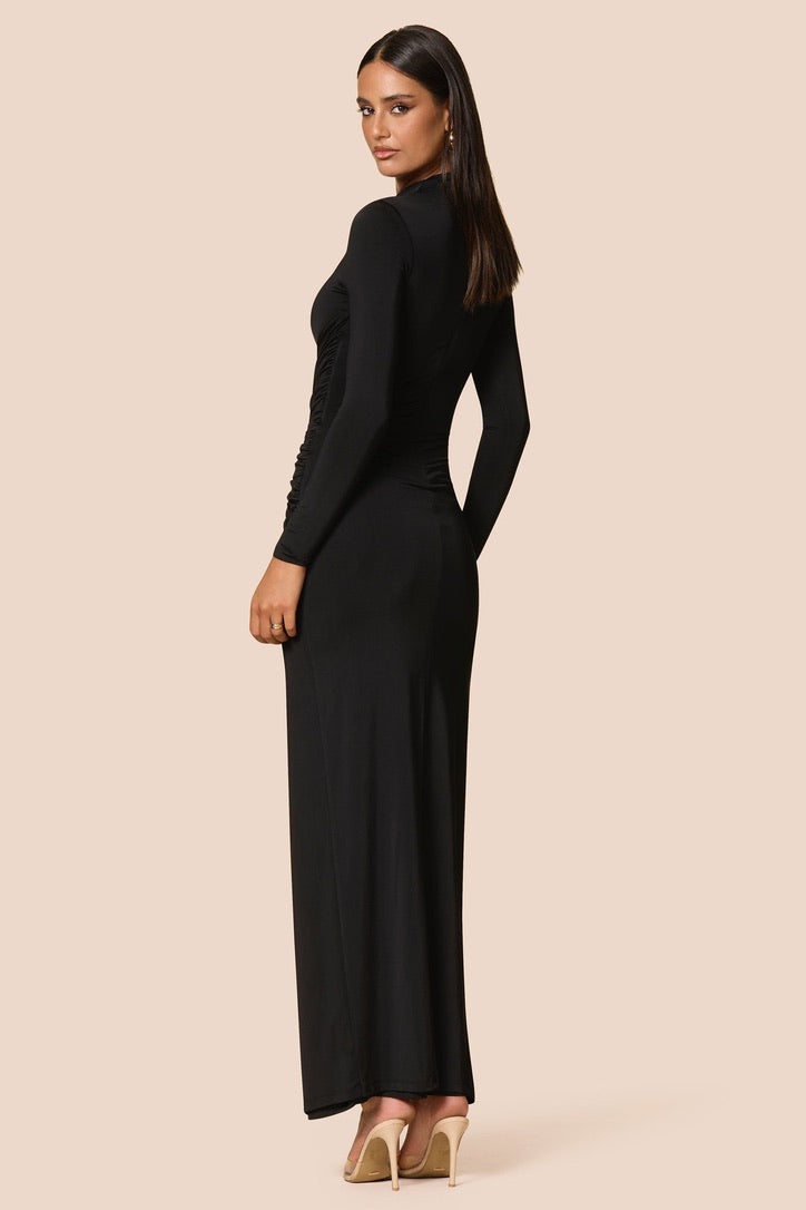 Nookie Kaia Long Sleeve Maxi Dress - Black