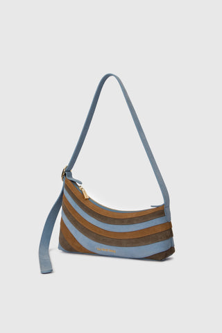 The Wolf Gang Santo Shoulder Bag - Sky & Chocolate