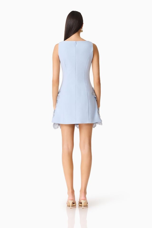 Elliatt Skye Mini Dress - Baby Blue