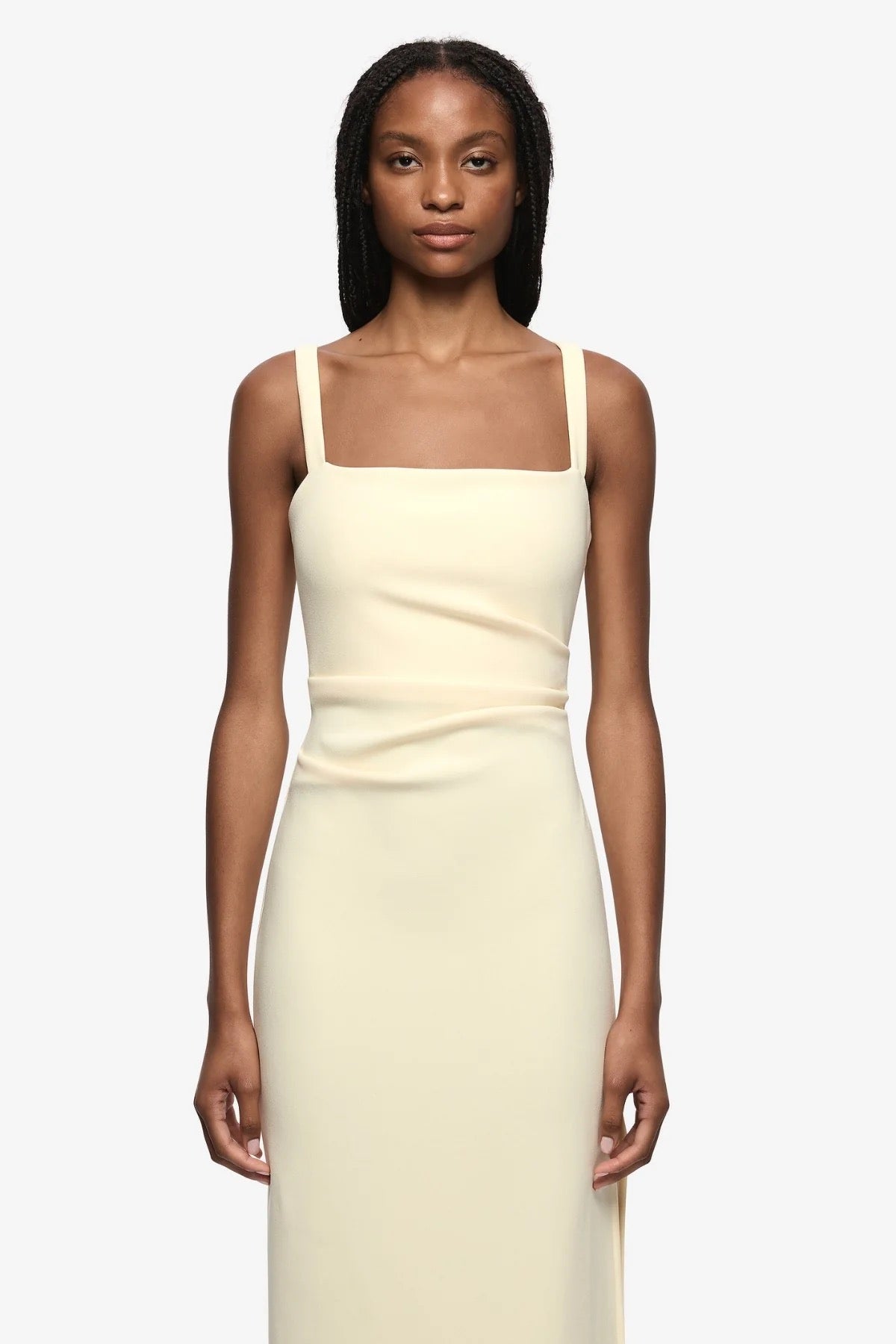 white christmas dresses Elle Cut Out Midi Dress – Collected