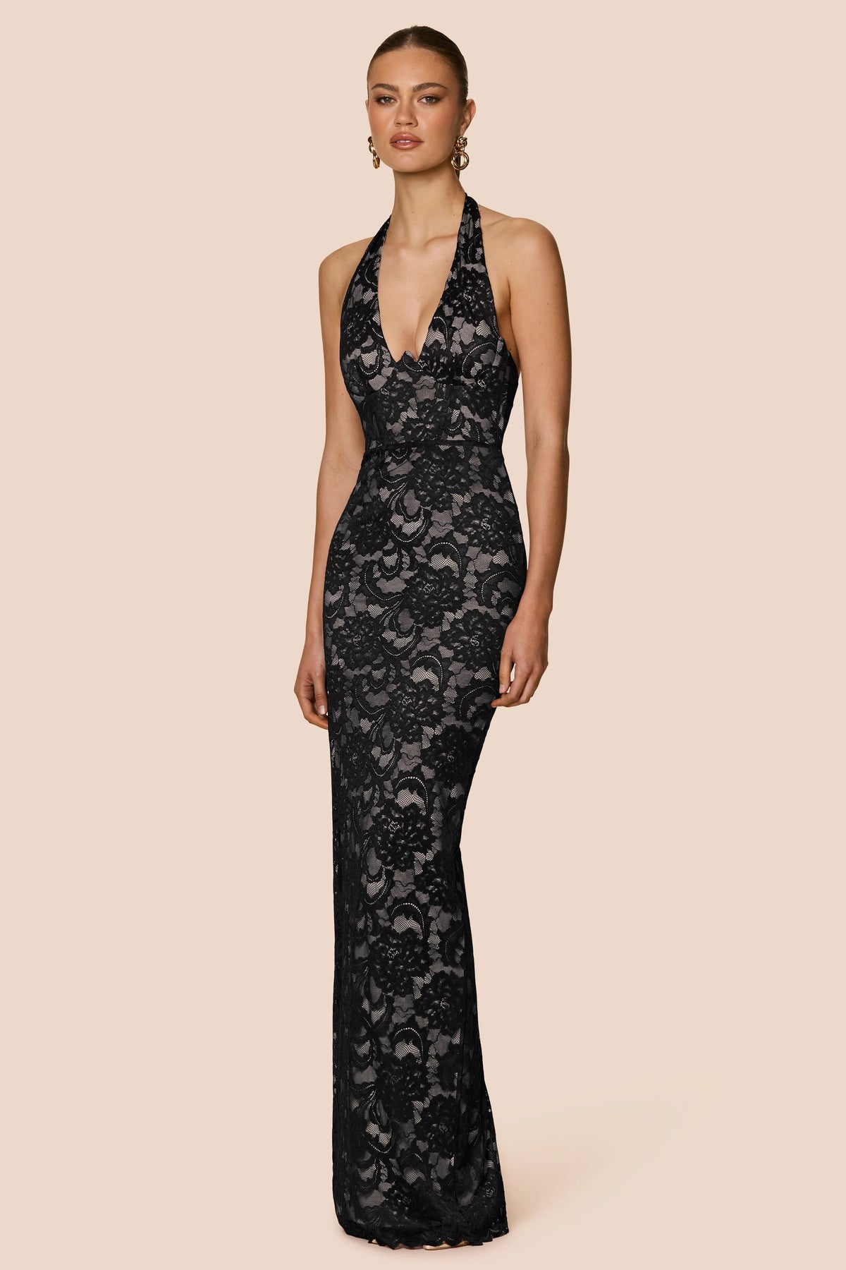 Nookie Alessia Gown - Black