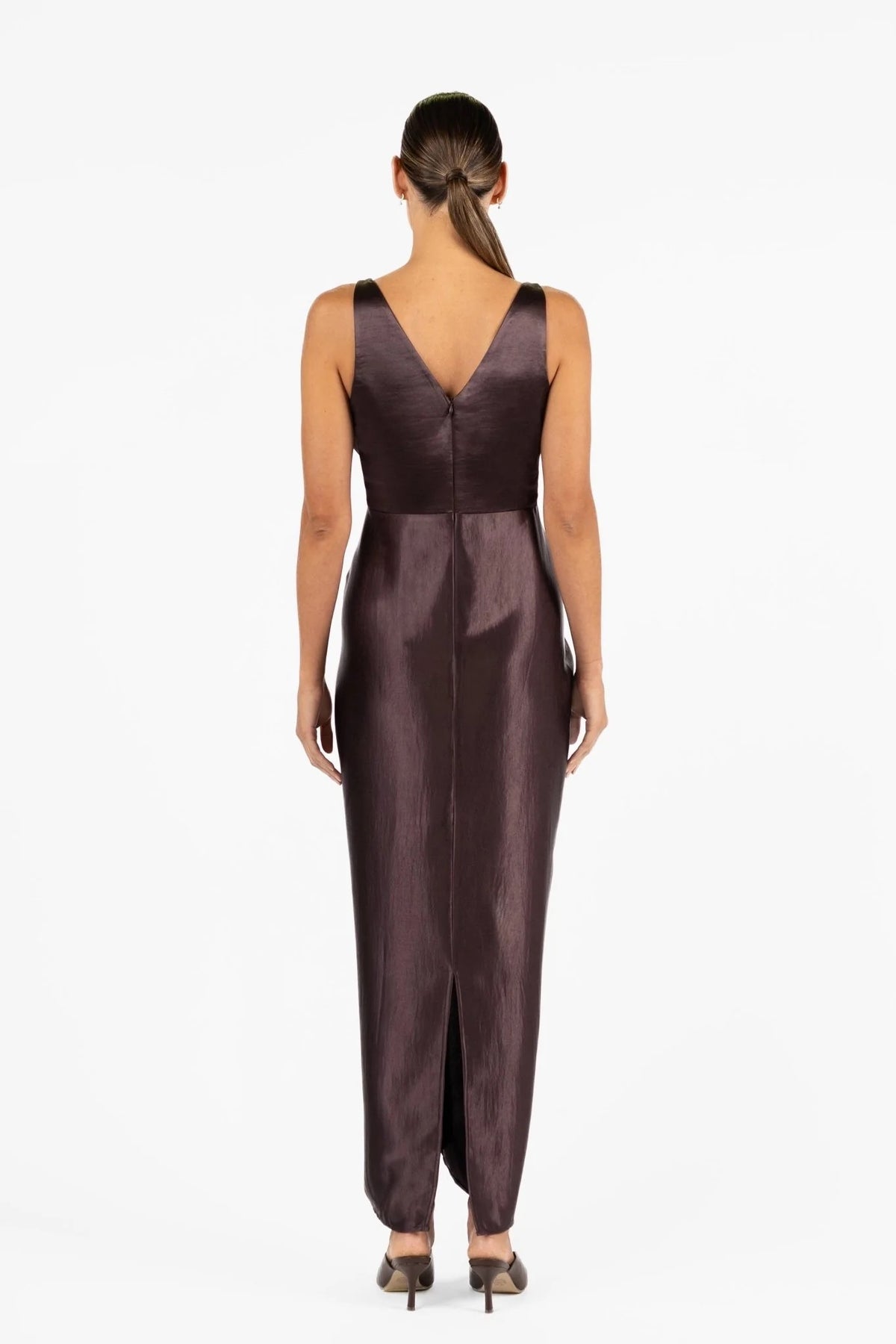 One Fell Swoop Galia Dress - Aubergine