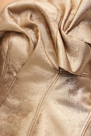 Acler Finwood Mini Dress - Gold