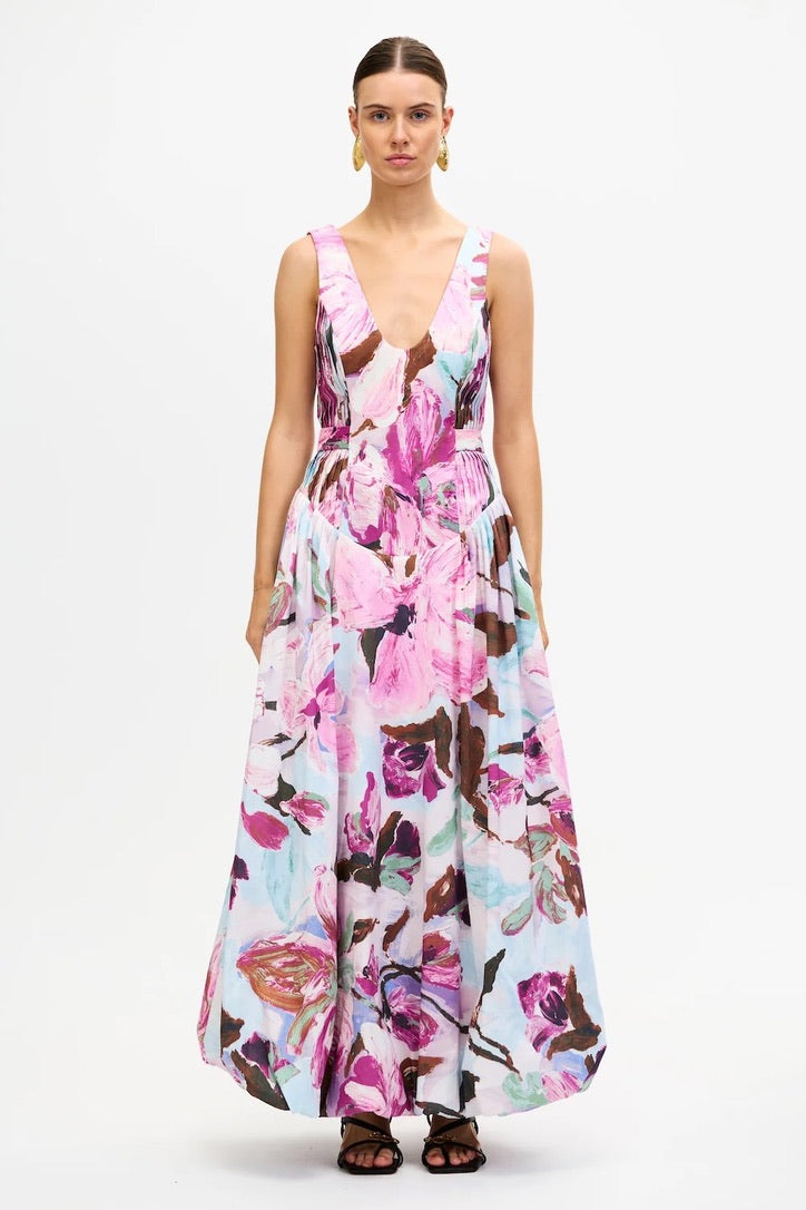 Acler Flosh Maxi Dress - Wild Wisteria