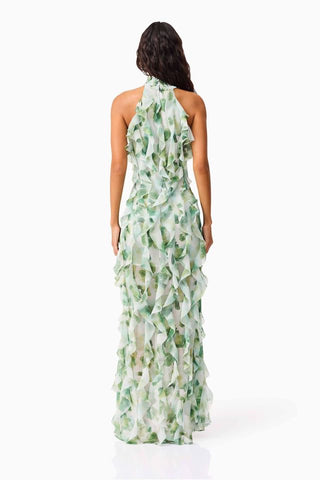 Elliatt Solene Gown - Green Floral